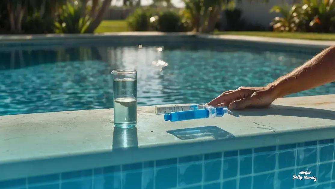 chemical balance: test frequency and simple adjustments