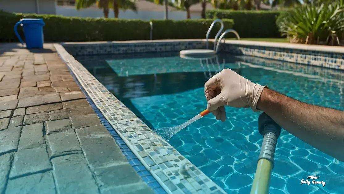 Deep cleaning: tile, brush, vacuum and stain treatment