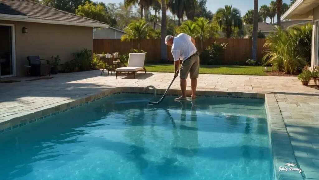 how often should a pool be professionally cleaned: keep water clear and safe