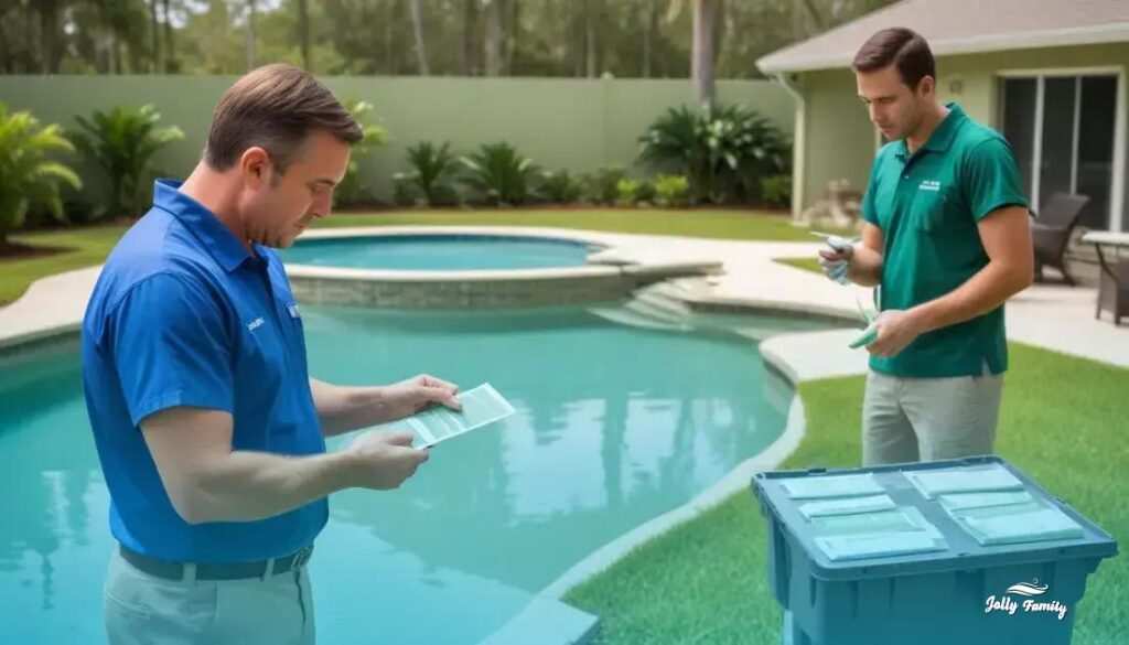pool water turning green even after cleaning: 5 fixes with Jolly Family help