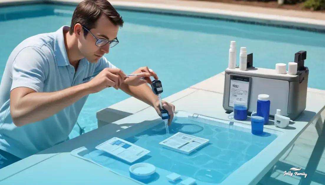 Water testing and chemical balance: schedule and quick steps Water testing and chemical balance: schedule and quick steps