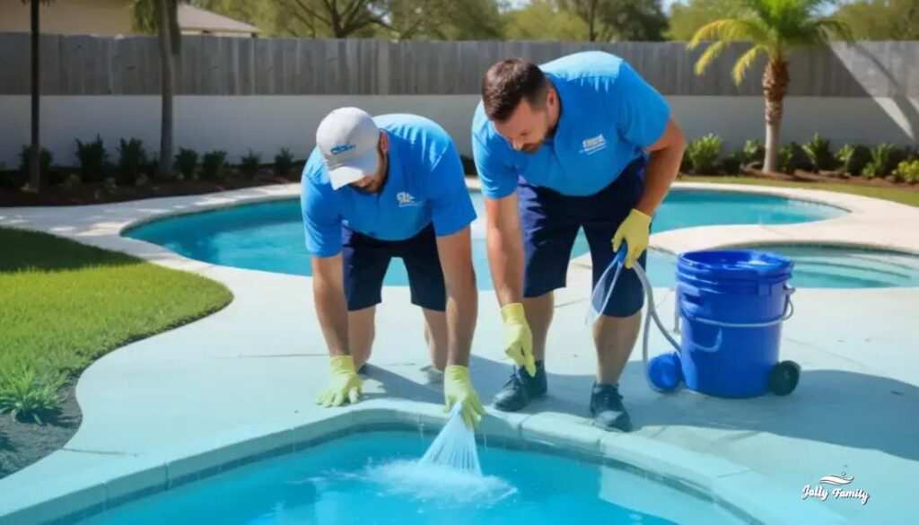 weekly pool cleaning service in Kissimmee; keep your pool clear every week