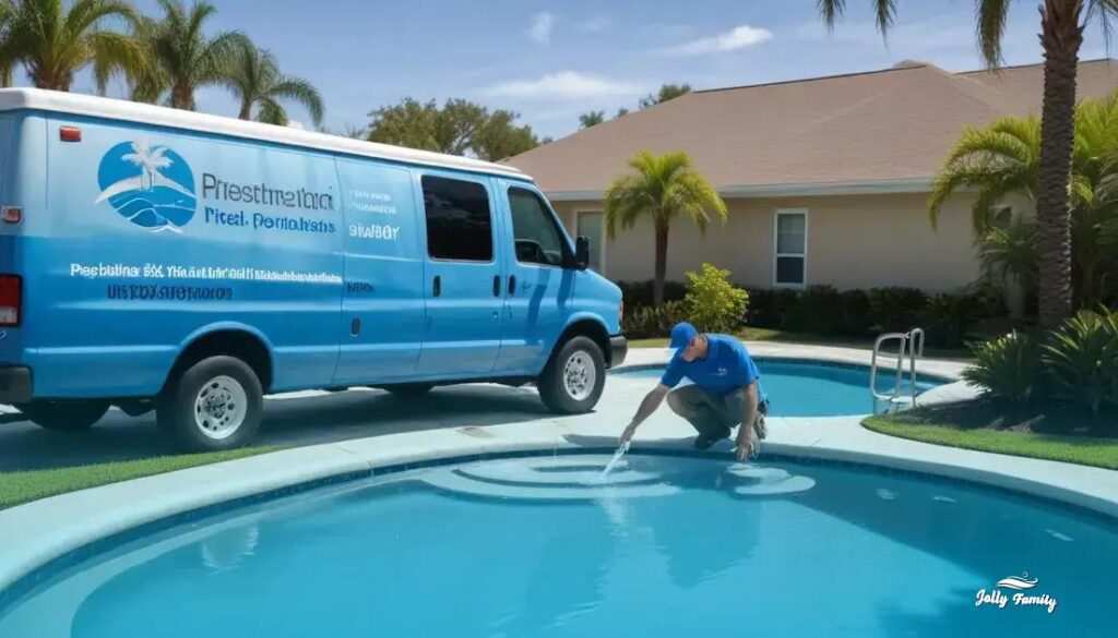 weekly pool service Orlando Kissimmee: how Jolly Family keeps your pool sparkling