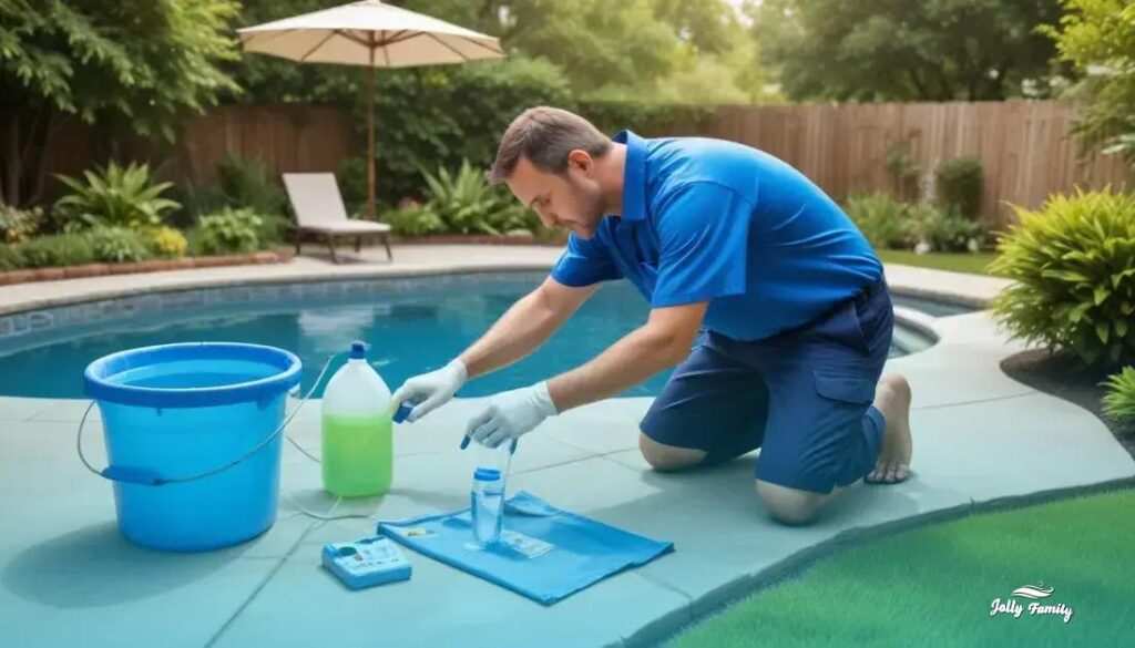 What chemicals do pool services use for crystal clear water?